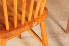 Load image into Gallery viewer, Set of 3 of mid century Ercol chairs made in elm and beech circa 1950s
