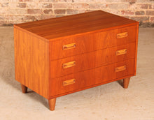 Load image into Gallery viewer, A mid century G Plan Fresco chest of three drawers, circa 1960s
