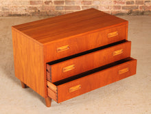 Load image into Gallery viewer, A mid century G Plan Fresco chest of three drawers, circa 1960s
