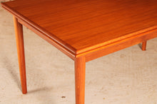 Load image into Gallery viewer, Large Danish Mid Century extending teak dining table by AM Mobler, circa 1960s
