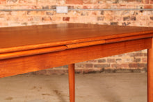 Load image into Gallery viewer, Large Danish Mid Century extending teak dining table by AM Mobler, circa 1960s
