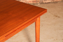 Load image into Gallery viewer, Large Danish Mid Century extending teak dining table by AM Mobler, circa 1960s
