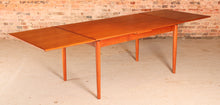 Load image into Gallery viewer, Large Danish Mid Century extending teak dining table by AM Mobler, circa 1960s
