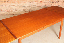Load image into Gallery viewer, Large Danish Mid Century extending teak dining table by AM Mobler, circa 1960s
