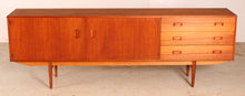 Load image into Gallery viewer, Mid Century 'Modulus' long teak sideboard by Fristho, Netherlands, circa 1960s
