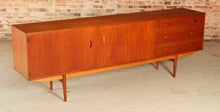 Load image into Gallery viewer, Mid Century 'Modulus' long teak sideboard by Fristho, Netherlands, circa 1960s
