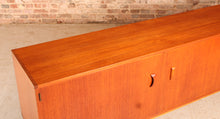 Load image into Gallery viewer, Mid Century 'Modulus' long teak sideboard by Fristho, Netherlands, circa 1960s
