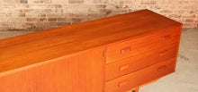 Load image into Gallery viewer, Mid Century 'Modulus' long teak sideboard by Fristho, Netherlands, circa 1960s
