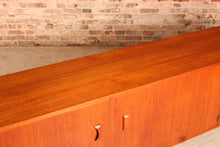 Load image into Gallery viewer, Mid Century 'Modulus' long teak sideboard by Fristho, Netherlands, circa 1960s
