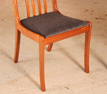Load image into Gallery viewer, Set of 6 Mid Century teak dining chairs by White&amp;Newton, circa 1960s
