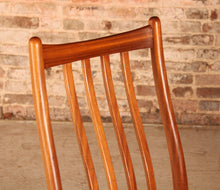 Load image into Gallery viewer, Set of 6 Mid Century teak dining chairs by White&amp;Newton, circa 1960s
