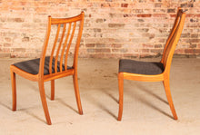 Load image into Gallery viewer, Set of 6 Mid Century teak dining chairs by White&amp;Newton, circa 1960s
