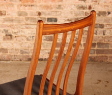 Load image into Gallery viewer, Set of 6 Mid Century teak dining chairs by White&amp;Newton, circa 1960s
