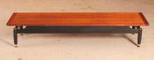 Load image into Gallery viewer, Mid Century G-plan Librenza tola and black long coffee table, circa 1960s

