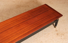 Load image into Gallery viewer, Mid Century G-plan Librenza tola and black long coffee table, circa 1960s
