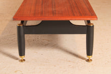 Load image into Gallery viewer, Mid Century G-plan Librenza tola and black long coffee table, circa 1960s
