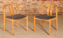 Load image into Gallery viewer, Set Of 4 Danish Mid Century oak dining chairs by Hans J. Frydendal For Boltinge, circa 1970s
