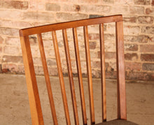 Load image into Gallery viewer, Mid Century walnut extending dining table and 4 chairs by Vanson, circa 1950s
