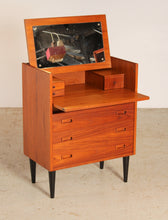 Load image into Gallery viewer, Danish Mid Century rosewood dresser / vanity chest of drawers by Arne Hovmand Olsen for Mogens Kold c.1960s
