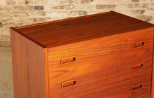 Load image into Gallery viewer, Danish Mid Century rosewood dresser / vanity chest of drawers by Arne Hovmand Olsen for Mogens Kold c.1960s
