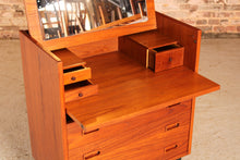 Load image into Gallery viewer, Danish Mid Century rosewood dresser / vanity chest of drawers by Arne Hovmand Olsen for Mogens Kold c.1960s
