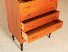 Load image into Gallery viewer, Danish Mid Century rosewood dresser / vanity chest of drawers by Arne Hovmand Olsen for Mogens Kold c.1960s

