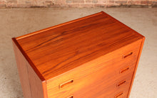 Load image into Gallery viewer, Danish Mid Century rosewood dresser / vanity chest of drawers by Arne Hovmand Olsen for Mogens Kold c.1960s
