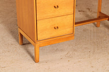 Load image into Gallery viewer, Mid Century oak dressing table / desk by John and Sylvia Reid for Stag, circa 1960s
