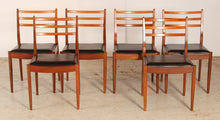 Load image into Gallery viewer, Set of 6 Midcentury G-Plan Fresco Dining chairs by Victor Wilkins c.1960s
