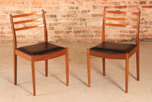 Load image into Gallery viewer, Set of 6 Midcentury G-Plan Fresco Dining chairs by Victor Wilkins c.1960s
