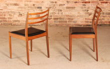 Load image into Gallery viewer, Set of 6 Midcentury G-Plan Fresco Dining chairs by Victor Wilkins c.1960s
