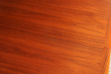 Load image into Gallery viewer, Danish Mid Century teak extending round dining table by Edvard Valentinsen, circa 1960s.
