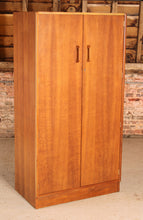 Load image into Gallery viewer, Mid Century G-plan Brandon range oak double wardrobe, circa 1960s
