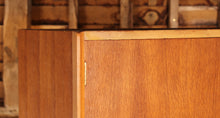 Load image into Gallery viewer, Mid Century G-plan Brandon range oak double wardrobe, circa 1960s

