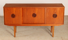 Load image into Gallery viewer, Mid Century teak sideboard by Avalon, circa 1960s.
