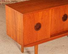 Load image into Gallery viewer, Mid Century teak sideboard by Avalon, circa 1960s.

