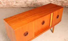 Load image into Gallery viewer, Mid Century teak sideboard by Avalon, circa 1960s.
