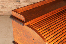 Load image into Gallery viewer, Vintage oak rolltop desk / bureau, early 20th Century
