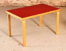 Load image into Gallery viewer, Mid Century Alvar Aalto children's table and chair model 68 by Artek, Finland, circa 1960s.
