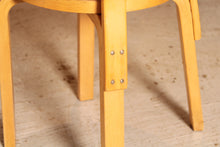 Load image into Gallery viewer, Mid Century Alvar Aalto children's table and chair model 68 by Artek, Finland, circa 1960s.
