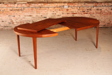 Load image into Gallery viewer, Danish Midcentury Extending Teak Dining Table by VV Mobler c.1960s
