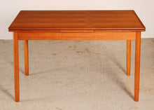 Load image into Gallery viewer, Danish Mid Century extending teak dining table, circa 1970s
