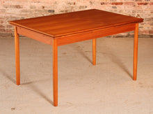 Load image into Gallery viewer, Danish Mid Century extending teak dining table, circa 1970s
