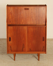 Load image into Gallery viewer, Mid Century teak writing bureau, circa 1960s
