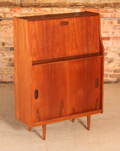 Load image into Gallery viewer, Mid Century teak writing bureau, circa 1960s
