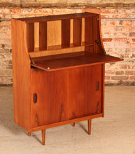 Load image into Gallery viewer, Mid Century teak writing bureau, circa 1960s
