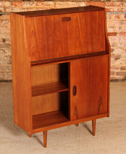 Load image into Gallery viewer, Mid Century teak writing bureau, circa 1960s
