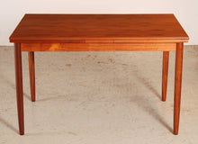 Load image into Gallery viewer, Danish Mid Century extending teak dining table, circa 1970
