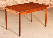 Load image into Gallery viewer, Danish Mid Century extending teak dining table, circa 1970
