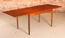 Load image into Gallery viewer, Danish Mid Century extending teak dining table, circa 1970

